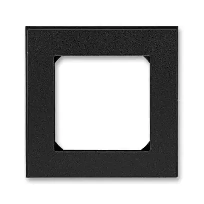 3901H-A05010 63  Rámeček pro elektroinstalační přístroje, jednonásobný, onyx / kouřová černá